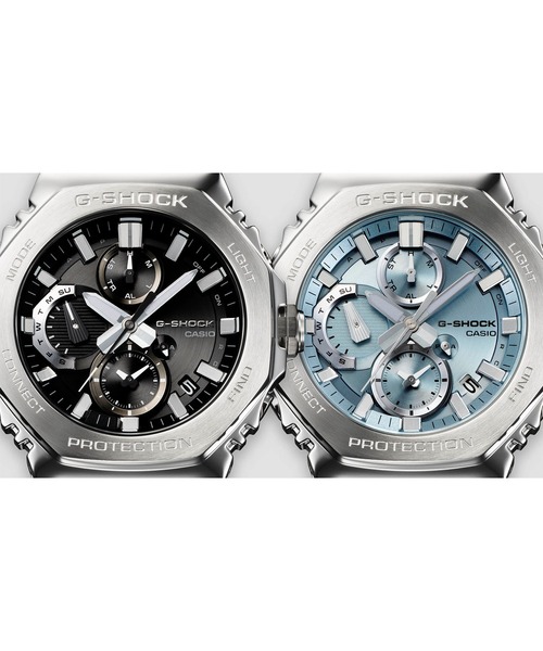 G-SHOCK（ジーショック）の「フルメタルクロノグラフ / スマートフォンリンク / GMC-B2100AD-2AJF（アナログ腕時計・メンズ・ライトブルー・FREE）」の12枚目の写真