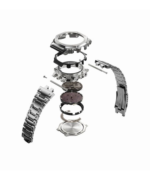 G-SHOCK（ジーショック）の「フルメタルクロノグラフ / スマートフォンリンク / GMC-B2100AD-2AJF（アナログ腕時計・メンズ・ライトブルー・FREE）」の8枚目の写真