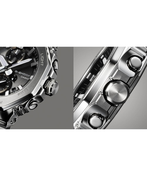G-SHOCK（ジーショック）の「フルメタルクロノグラフ / スマートフォンリンク / GMC-B2100AD-2AJF（アナログ腕時計・メンズ・ライトブルー・FREE）」の5枚目の写真