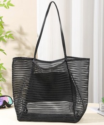Pochi Pouch/大容量 メッシュ バッグ トラベル ビーチ トートバッグ