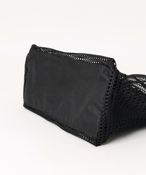 Pochi Pouch(ポチポーチ)の「Pochi Pouch/大容量 メッシュ バッグ トラベル ビーチ トートバッグ(トートバッグ・レディース・アイボリー/ベージュ/ブラック・FREE)」の10枚目の写真