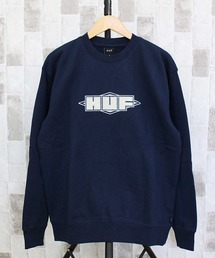 コーデュロイアップリケ クオリティ クルーネックスウェット QUALITY CREWNECK