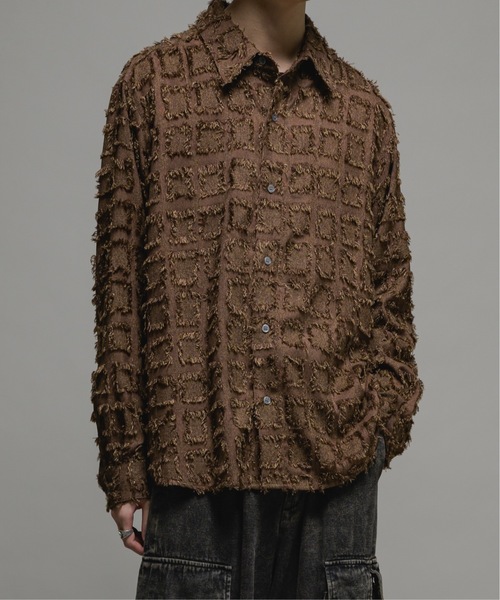 CASPER JOHN（キャスパージョン）の「Various loose shirts-box fringe