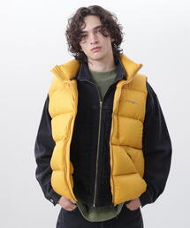 最終値下　レアカラー 70s オールドダウンベスト　イエロー 希少 70s North Face 茶タグ ダウンベスト イエロー USA製