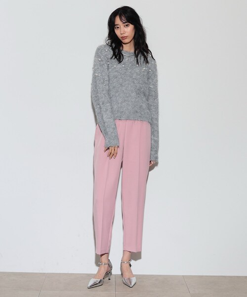 【セール】クルーネックパール調ニット（ニット/セーター）｜GALLEST（ギャレスト）