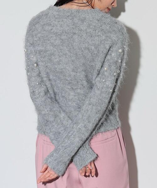 【セール】クルーネックパール調ニット（ニット/セーター）｜GALLEST（ギャレスト）
