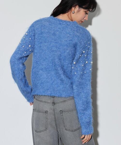 【セール】クルーネックパール調ニット（ニット/セーター）｜GALLEST（ギャレスト）