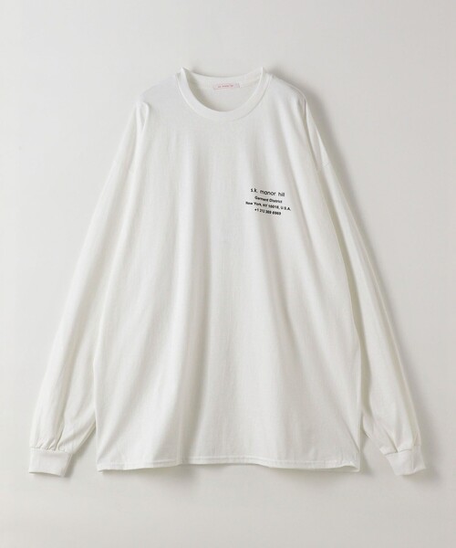 【セール】<s.k.manor hill> BIZ LS TEE/Tシャツ(Tシャツ/カットソー)|Steven Alan(スティーブンアラン)