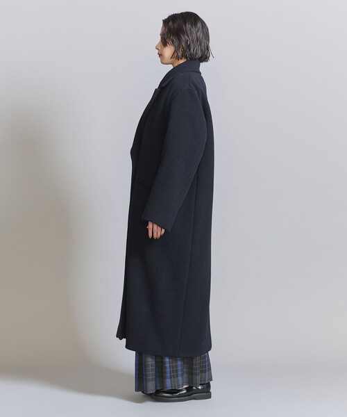 BEAUTY&YOUTH UNITED ARROWS(ビューティーアンドユースユナイテッドアローズ)の「テーラードダブル ロングコート(その他アウター・レディース・ネイビー/グレー・S/M)」の10枚目の写真