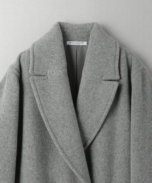 BEAUTY&YOUTH UNITED ARROWS(ビューティーアンドユースユナイテッドアローズ)の「テーラードダブル ロングコート(その他アウター・レディース・ネイビー/グレー・S/M)」の14枚目の写真