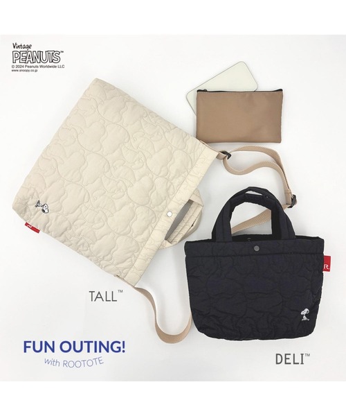 ルートート / SNOOPY IP.Deli.キルト.Peanuts-9X（トートバッグ）｜Vintage PEANUTS（ビンテージピーナッツ）