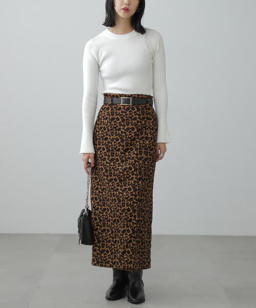 FREE'S MART（フリーズマート）の「ラップ風ナロースカート（スカート・レディース・グレー/ブラック/ブラウン系その他・SMALL/MEDIUM）」の17枚目の写真