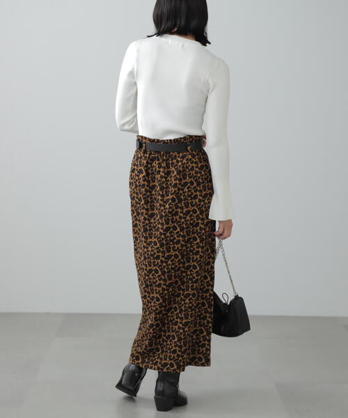 FREE'S MART（フリーズマート）の「ラップ風ナロースカート（スカート・レディース・グレー/ブラック/ブラウン系その他・SMALL/MEDIUM）」の14枚目の写真