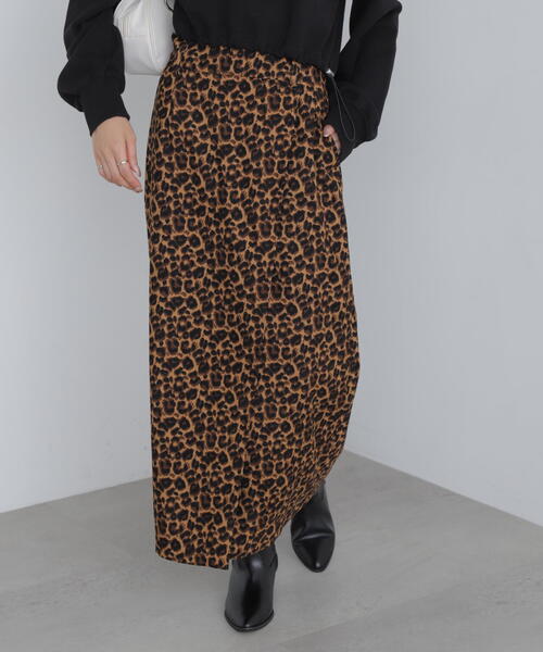 FREE'S MART（フリーズマート）の「ラップ風ナロースカート（スカート・レディース・グレー/ブラック/ブラウン系その他・SMALL/MEDIUM）」の13枚目の写真