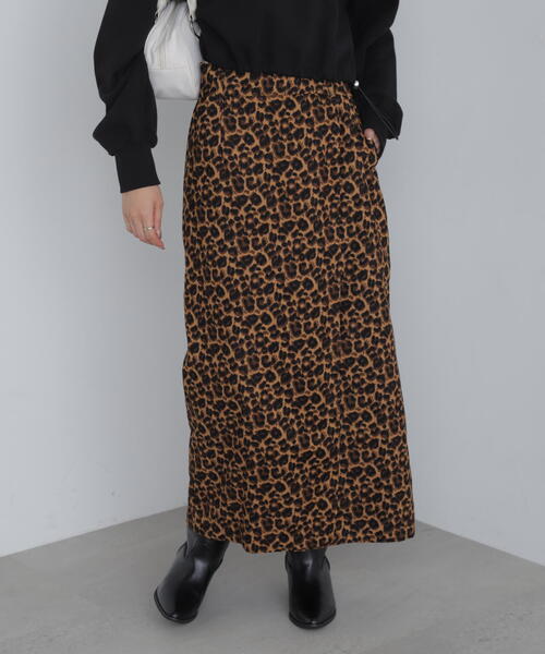 FREE'S MART（フリーズマート）の「ラップ風ナロースカート（スカート・レディース・グレー/ブラック/ブラウン系その他・SMALL/MEDIUM）」の12枚目の写真