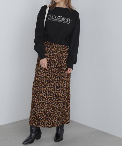 FREE'S MART（フリーズマート）の「ラップ風ナロースカート（スカート・レディース・グレー/ブラック/ブラウン系その他・SMALL/MEDIUM）」の8枚目の写真