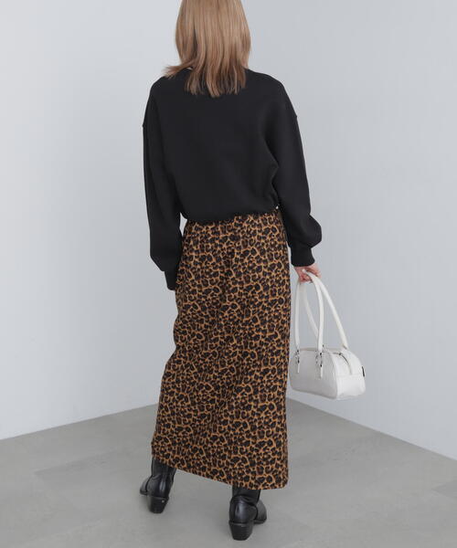 FREE'S MART（フリーズマート）の「ラップ風ナロースカート（スカート・レディース・グレー/ブラック/ブラウン系その他・SMALL/MEDIUM）」の6枚目の写真