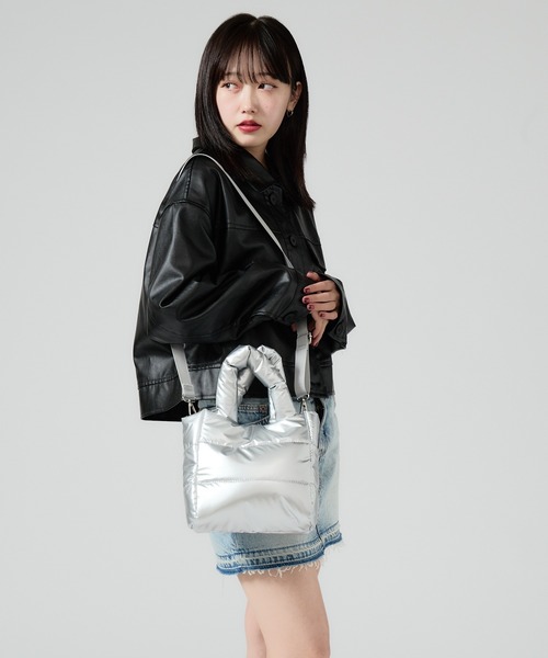 2way Padded Quilting Shoulder Bag / 2WAYパデッドキルティング