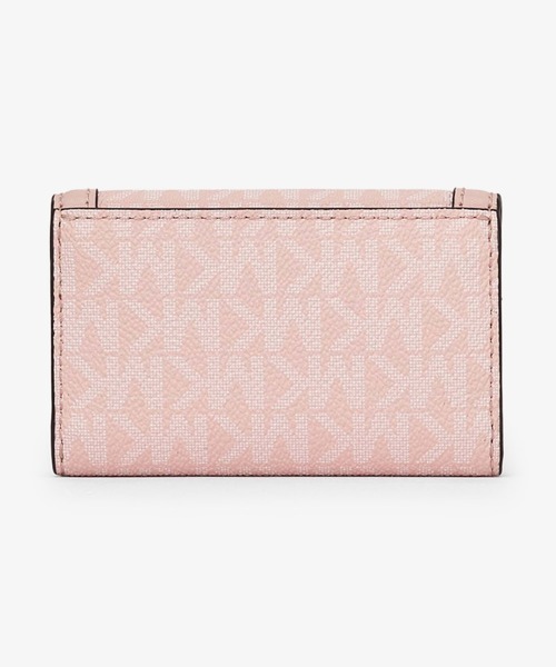 新品☆MICHAEL KORS ピンク シグネチャー レザー キーケース 新品☆MICHAEL KORS キーケース ピンク レザー キーケース