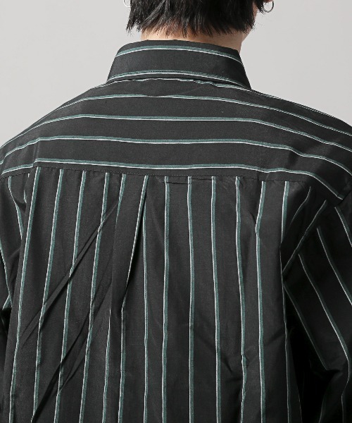 LUXSTYLE(ラグスタイル)の「総柄ボタンダウン長袖シャツ(シャツ/ブラウス・メンズ・A/C/D/B・M/L/XL)」の7枚目の写真