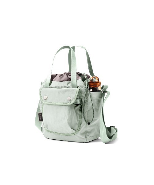 entre square(アントレスクエアー)の「Bellroy/ハンドバック/ショルダーバッグ Cinch Bucket Bag(ショルダーバッグ・メンズ・オートミール/ライトグリーン/パープル・ONE SIZE/ONESIZE)」の16枚目の写真