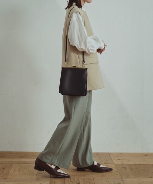 Sirin(シリン)の「≪セットアップ可≫ 圧縮ウールライクミディベスト【2サイズ展開】(ベスト・レディース・ミント/ベージュ・X-SMALL/SMALL)」の18枚目の写真