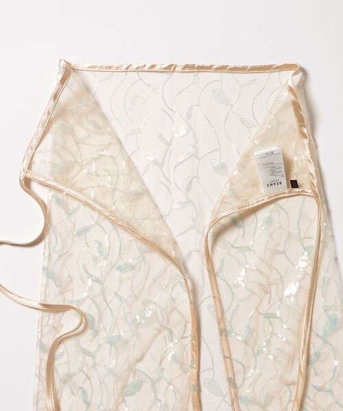 BEAMS HEART（ビームスハート）の「スパンコール ラップスカート（スカート・レディース・オレンジ/グレー・FREE）」の16枚目の写真