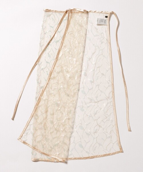 BEAMS HEART（ビームスハート）の「スパンコール ラップスカート（スカート・レディース・オレンジ/グレー・FREE）」の18枚目の写真