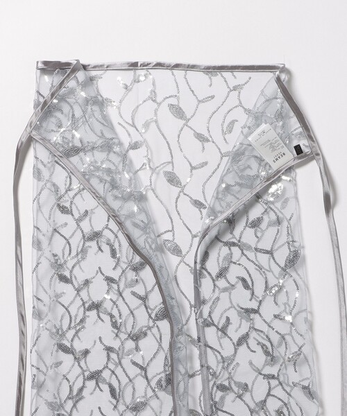 BEAMS HEART（ビームスハート）の「スパンコール ラップスカート（スカート・レディース・オレンジ/グレー・FREE）」の22枚目の写真