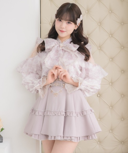 ROJITA（ロジータ）の「ボウタイリボンラッフルブラウス（シャツ