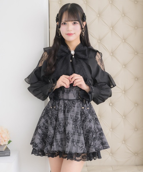 ROJITA（ロジータ）の「ボウタイリボンラッフルブラウス（シャツ