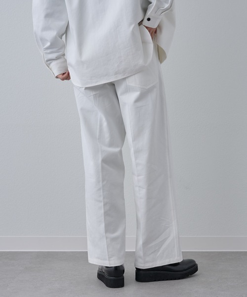 COLONY 2139(コロニートゥーワンスリーナイン)の「マイクロツイルインタックチノパンツ(チノパンツ・メンズ・ホワイト/ブラック・LARGE/MEDIUM)」の8枚目の写真
