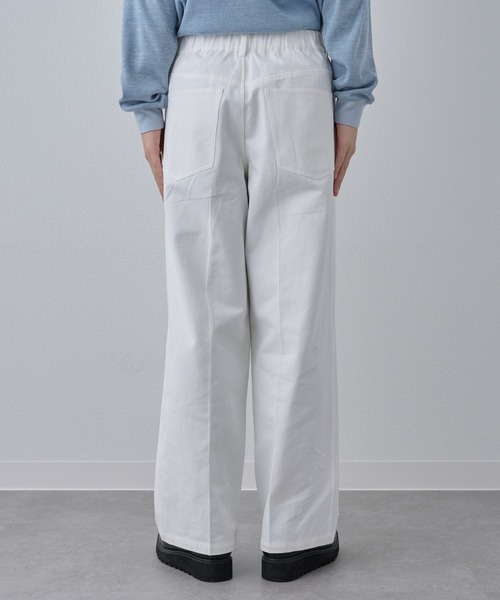 COLONY 2139(コロニートゥーワンスリーナイン)の「マイクロツイルインタックチノパンツ(チノパンツ・メンズ・ホワイト/ブラック・LARGE/MEDIUM)」の21枚目の写真