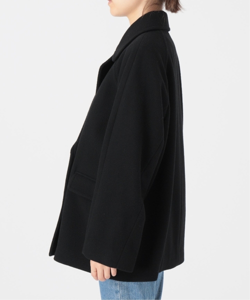 JOURNAL STANDARD relume（ジャーナルスタンダード　レリューム）の「《追加4》尾州ウールショートPコート（ピーコート・レディース・チャコールグレー/ブラック・38/36）」の20枚目の写真