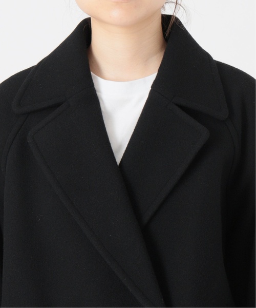 JOURNAL STANDARD relume（ジャーナルスタンダード　レリューム）の「《追加4》尾州ウールショートPコート（ピーコート・レディース・チャコールグレー/ブラック・38/36）」の22枚目の写真