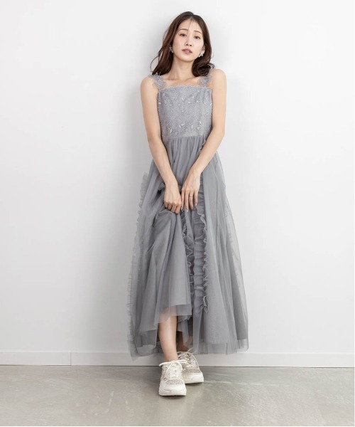 RANDA（ランダ）の「【Flower Collection】2WAY フラワーデザインシアースニーカー（スニーカー・レディース・ピンク/アイボリー・M/S/L/LL）」の12枚目の写真