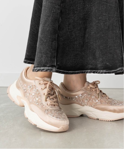 RANDA（ランダ）の「【Flower Collection】2WAY フラワーデザインシアースニーカー（スニーカー・レディース・ピンク/アイボリー・M/S/L/LL）」の20枚目の写真