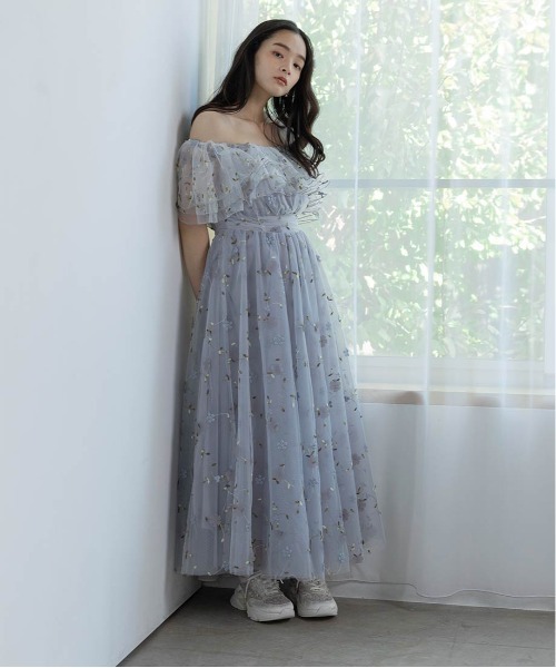 RANDA（ランダ）の「【Flower Collection】2WAY フラワーデザインシアースニーカー（スニーカー・レディース・ピンク/アイボリー・M/S/L/LL）」の4枚目の写真