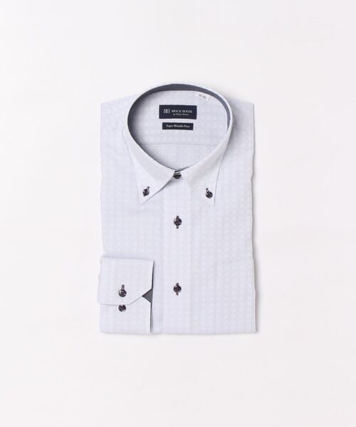 超形態安定ノーアイロン ドゥエボットーニ 長袖ビジネスワイシャツ（ビジネスシャツ）｜TOKYO SHIRTS（トウキョウシャツ）