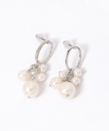パールジャラジャラピアス