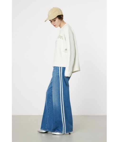 RODEO CROWNS WIDE BOWL(ロデオクラウンズワイドボウル)の「アソート ニット トップス(ニット/セーター・レディース・オフホワイト/ライトブラック/ピンク/サックスブルー・FREE)」の22枚目の写真