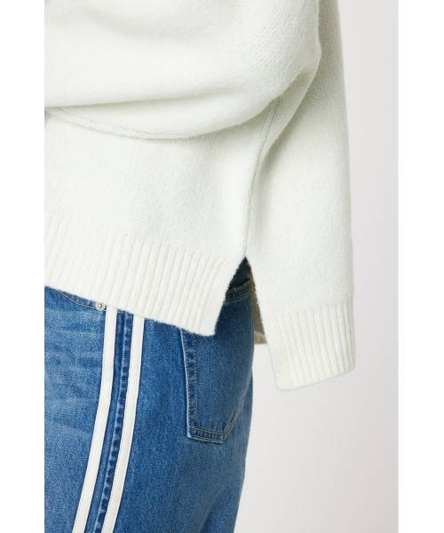 RODEO CROWNS WIDE BOWL(ロデオクラウンズワイドボウル)の「アソート ニット トップス(ニット/セーター・レディース・オフホワイト/ライトブラック/ピンク/サックスブルー・FREE)」の9枚目の写真