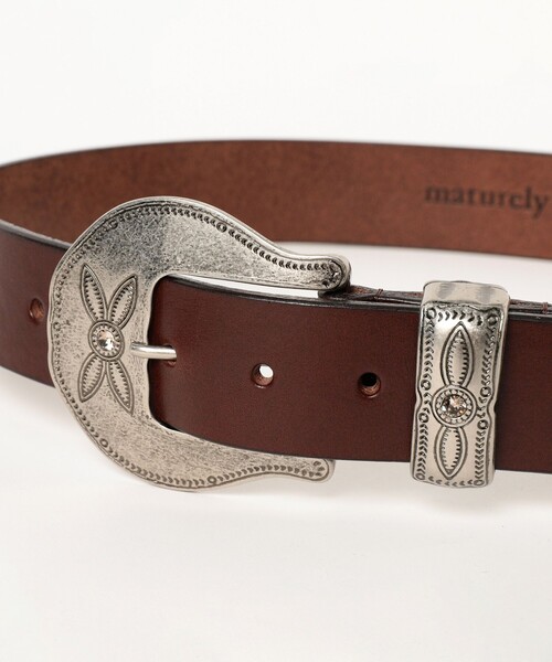 maturely（マチュアリー）の「maturely / ウエスタン ベルト（ベルト・レディース・ブラウン/ブラック・ONE SIZE）」の15枚目の写真