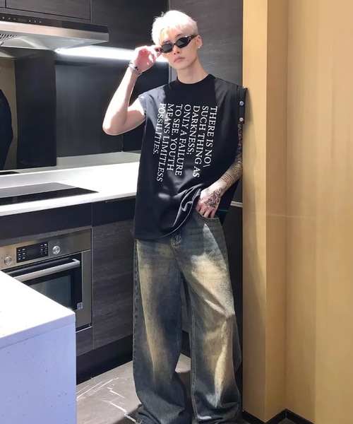 B.R.U(ブル)の「ヴィンテージライクワンウォッシュデニムパンツ(デニムパンツ・メンズ・ブルー/インディゴブルー・FREE)」の12枚目の写真