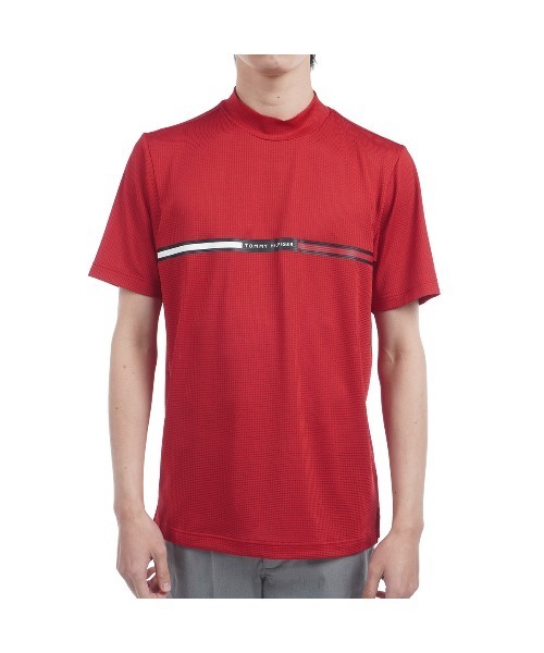 TOMMY HILFIGER GOLF（トミー ヒルフィガー ゴルフ）の「HILFIGERｸﾞﾗﾌｨｯｸ 半袖ﾓｯｸ（その他トップス・メンズ・ホワイト/レッド/ネイビー・L/M/LL/3L）」の3枚目の写真