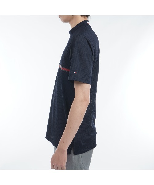 TOMMY HILFIGER GOLF（トミー ヒルフィガー ゴルフ）の「HILFIGERｸﾞﾗﾌｨｯｸ 半袖ﾓｯｸ（その他トップス・メンズ・ホワイト/レッド/ネイビー・L/M/LL/3L）」の7枚目の写真