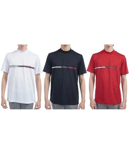 TOMMY HILFIGER GOLF（トミー ヒルフィガー ゴルフ）の「HILFIGERｸﾞﾗﾌｨｯｸ 半袖ﾓｯｸ（その他トップス・メンズ・ホワイト/レッド/ネイビー・L/M/LL/3L）」の18枚目の写真