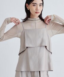 バックリボンキャミトップス