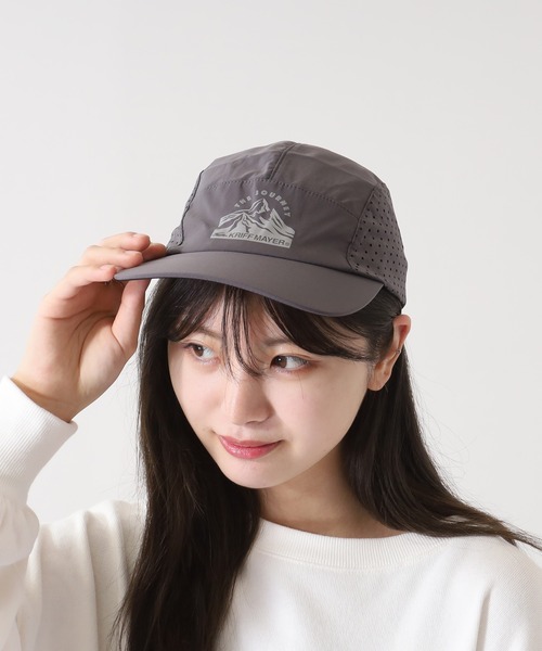 KRIFF MAYER（クリフメイヤー）の「KRIFF MAYER パンチング ジャストフィット キャップ 男女兼用（キャップ・メンズ・ブラック/ネイビー/グレー・FREE）」の17枚目の写真