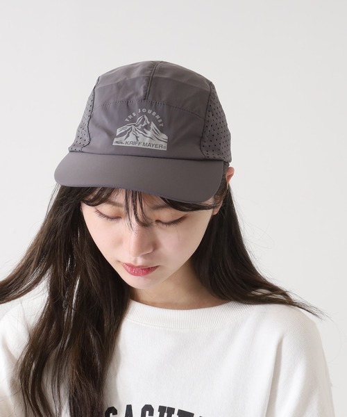 KRIFF MAYER（クリフメイヤー）の「KRIFF MAYER パンチング ジャストフィット キャップ 男女兼用（キャップ・メンズ・ブラック/ネイビー/グレー・FREE）」の18枚目の写真